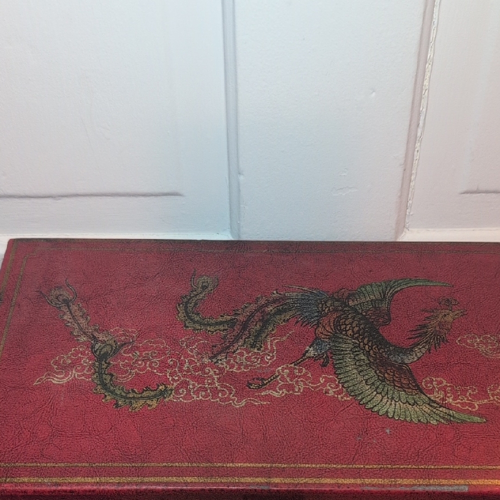 Cost Plus World Market Red Decorative Box